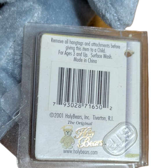 Holy Bears Fireman 9” Bear, Holy Bears Company, Pellet Filled 2001 With Tags - Picture 10 of 10